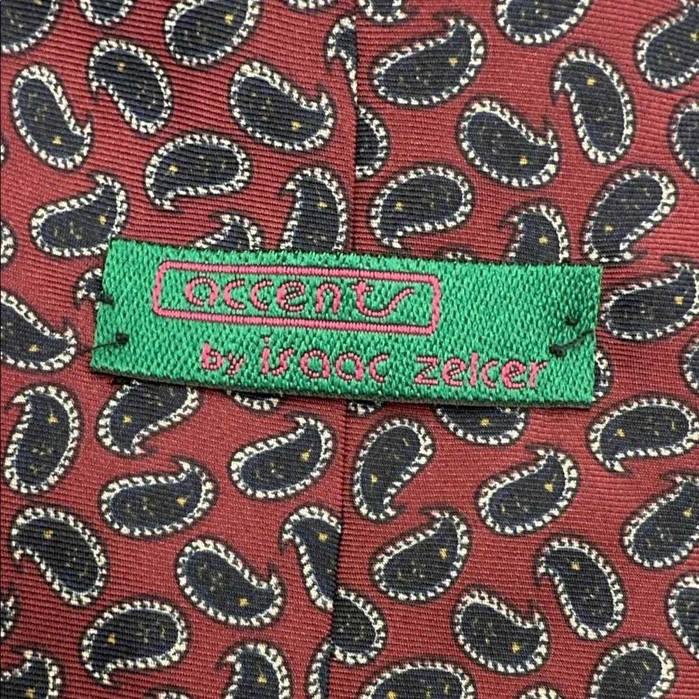 Accents by Isaac Zelcer Paisley Tie,Office,Wedding, Party
